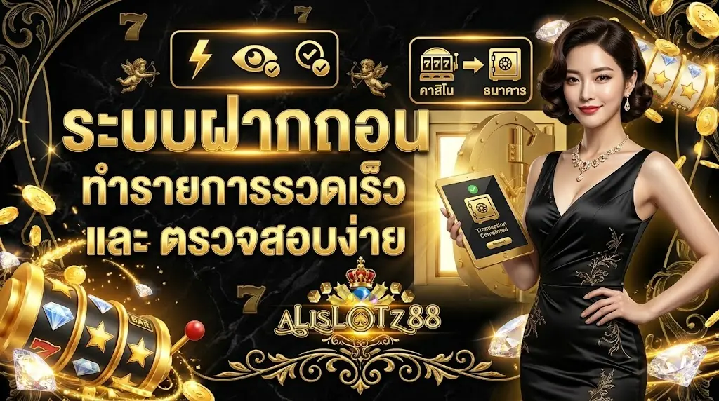 allslotz88 ระบบฝากถอนที่ช่วยให้การทำรายการรวดเร็วและตรวจสอบง่าย