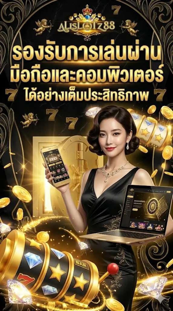 allslotz88 รองรับการเล่นผ่านมือถือและคอมพิวเตอร์ได้อย่างเต็มประสิทธิภาพ